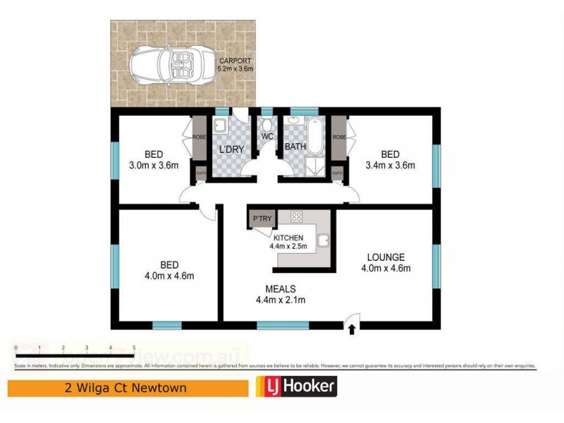 2 Wilga Court, Newtown QLD 4350 Floorplan