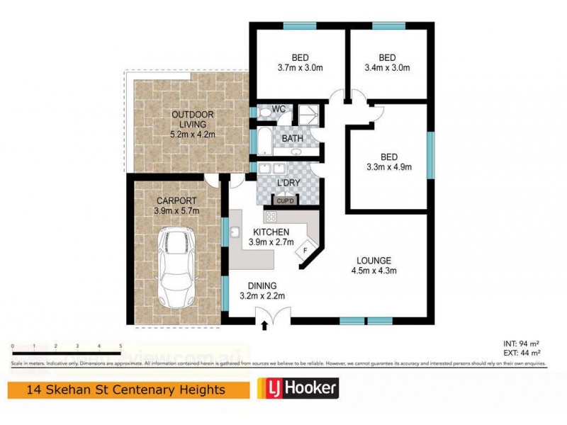 14 Skehan Street, Centenary Heights QLD 4350 Floorplan