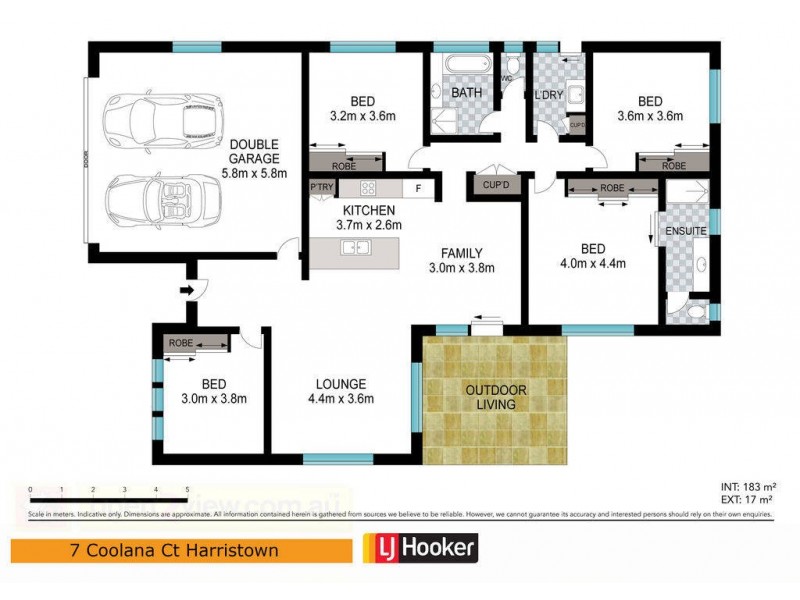 7 Coolana Court, Harristown QLD 4350 Floorplan