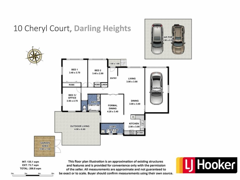 10 Cheryl Court, Darling Heights QLD 4350 Floorplan