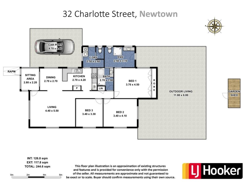 32 Charlotte Street, Newtown QLD 4350 Floorplan