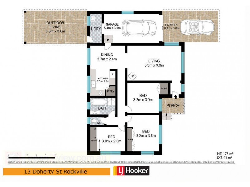 13 Doherty Street, Rockville QLD 4350 Floorplan