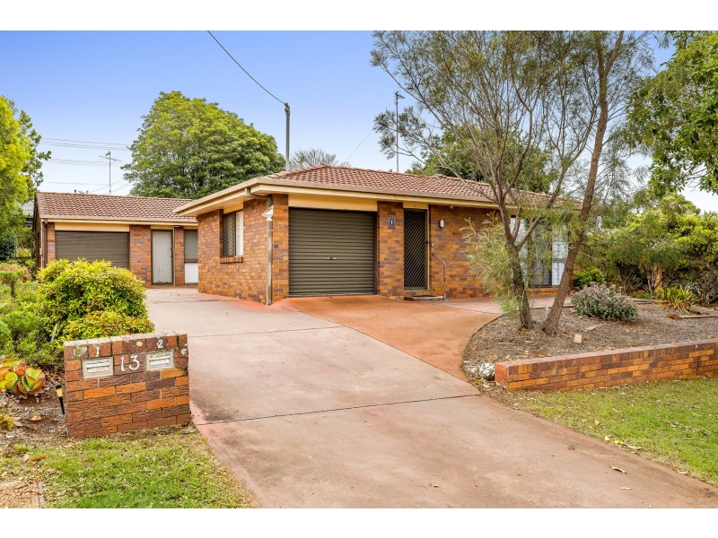 1 & 2/13 Agnes Street, Centenary Heights QLD 4350