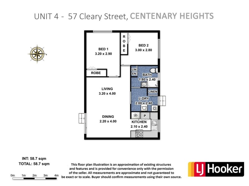 4 – 6/57 Cleary Street, Centenary Heights QLD 4350 Floorplan