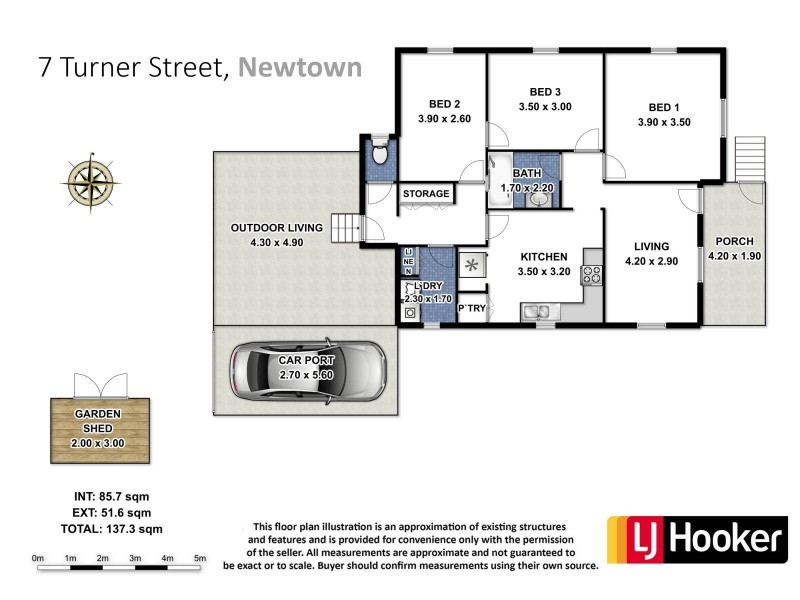 7 Turner Street, Newtown QLD 4350 Floorplan