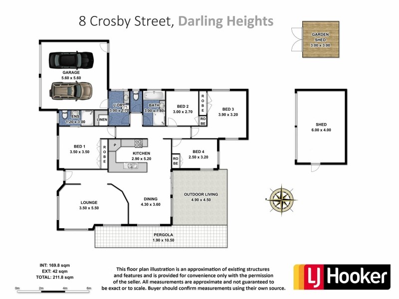 8 Crosby Street, Darling Heights QLD 4350 Floorplan