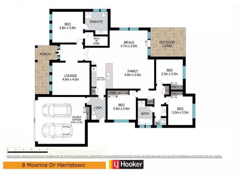8 Moorina Drive, Harristown QLD 4350 Floorplan