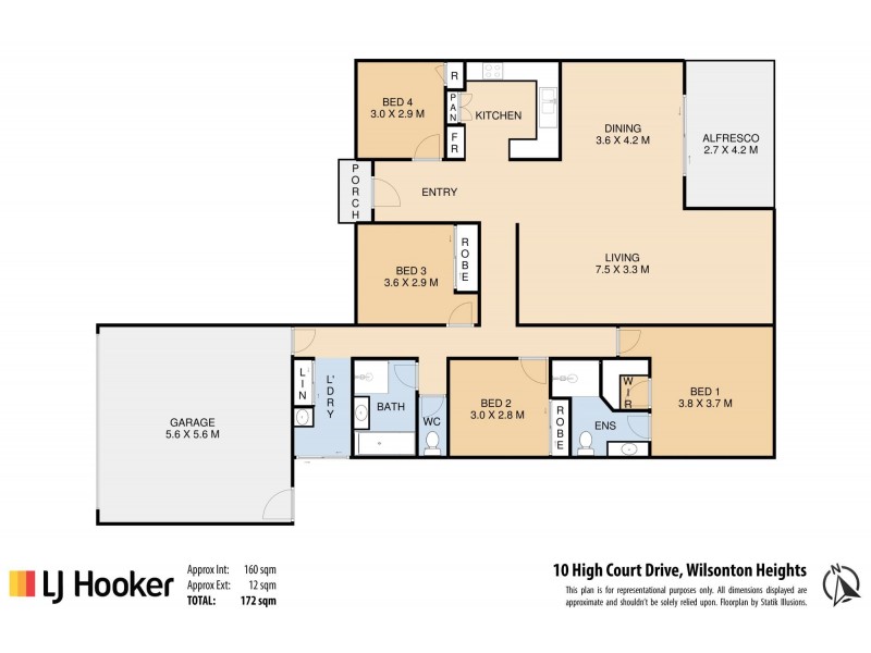10 High Court Drive, Wilsonton Heights QLD 4350 Floorplan