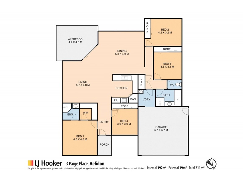 3 Paige Place, Helidon QLD 4344 Floorplan