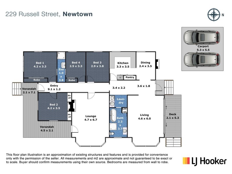 229 Russell Street, Newtown QLD 4350 Floorplan