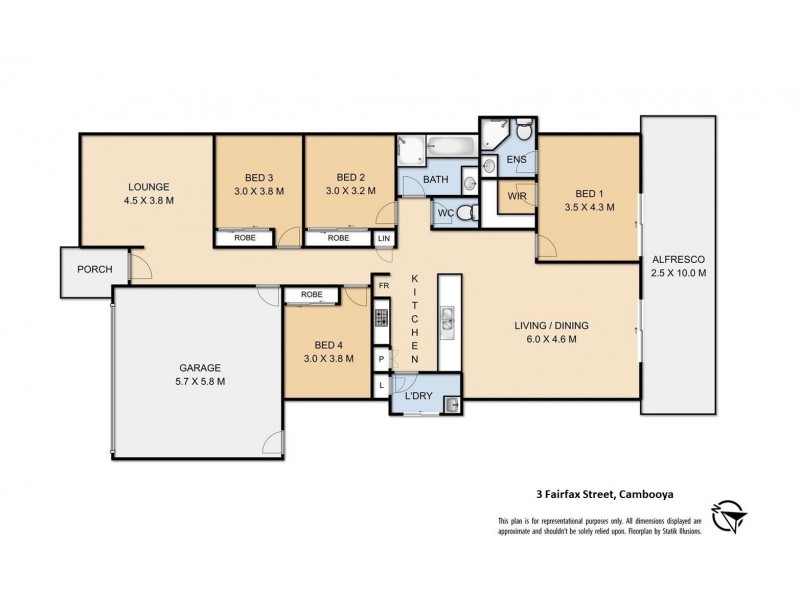 3 Fairfax Street, Cambooya QLD 4358