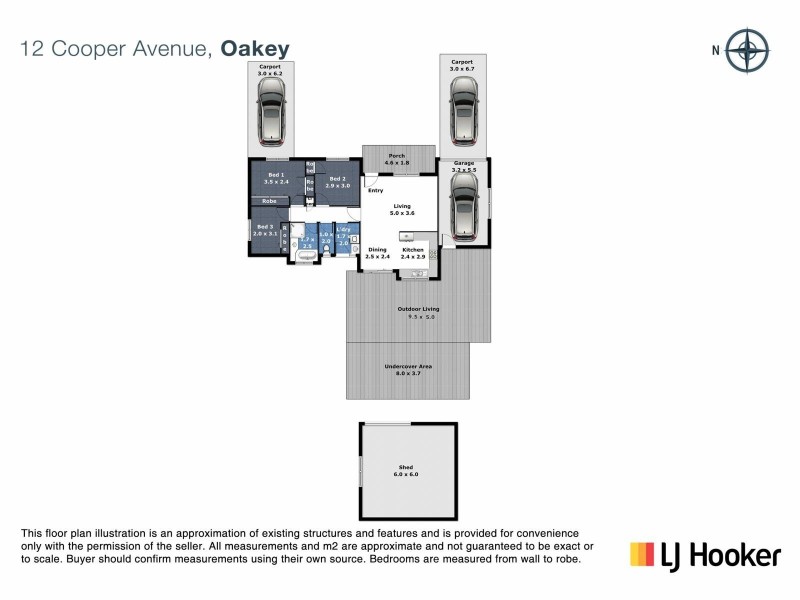 12 Cooper Avenue, Oakey QLD 4401 Floorplan