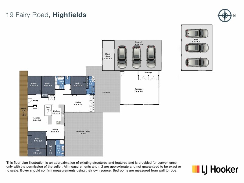 19 Fairy Road, Highfields QLD 4352 Floorplan