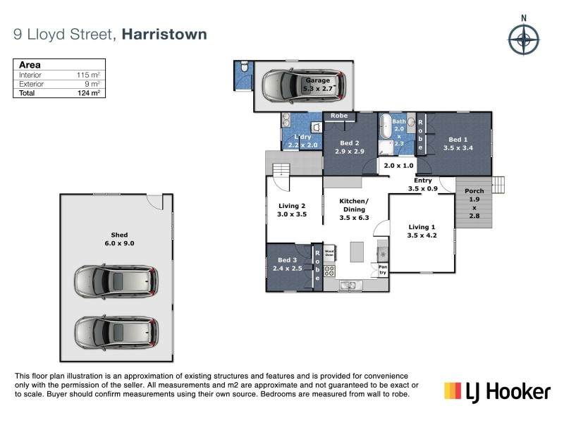 9 Lloyd Street, Harristown QLD 4350 Floorplan