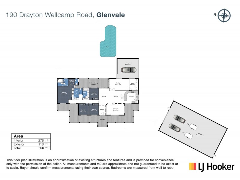 190 Drayton Wellcamp Road, Glenvale QLD 4350 Floorplan