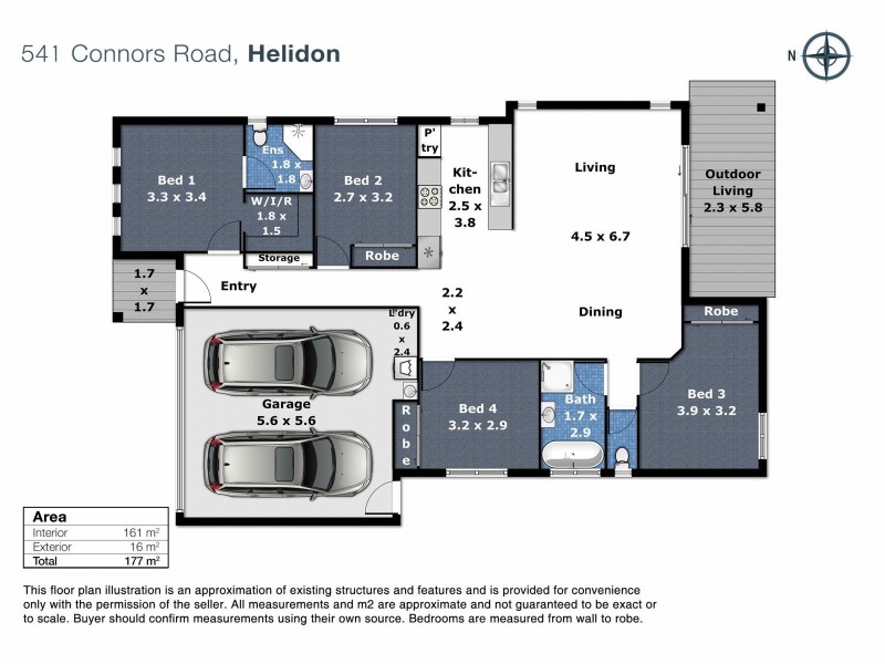 541 Connors Road, Helidon QLD 4344 Floorplan