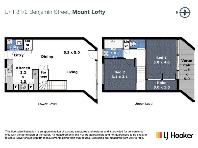 31/2 Benjamin Street, Mount Lofty QLD 4350 Floorplan