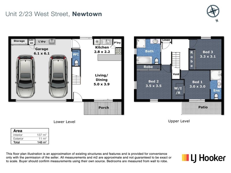 2/23 West Street, Newtown QLD 4350 Floorplan
