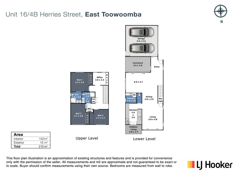 16/4B Herries Street, East Toowoomba QLD 4350 Floorplan