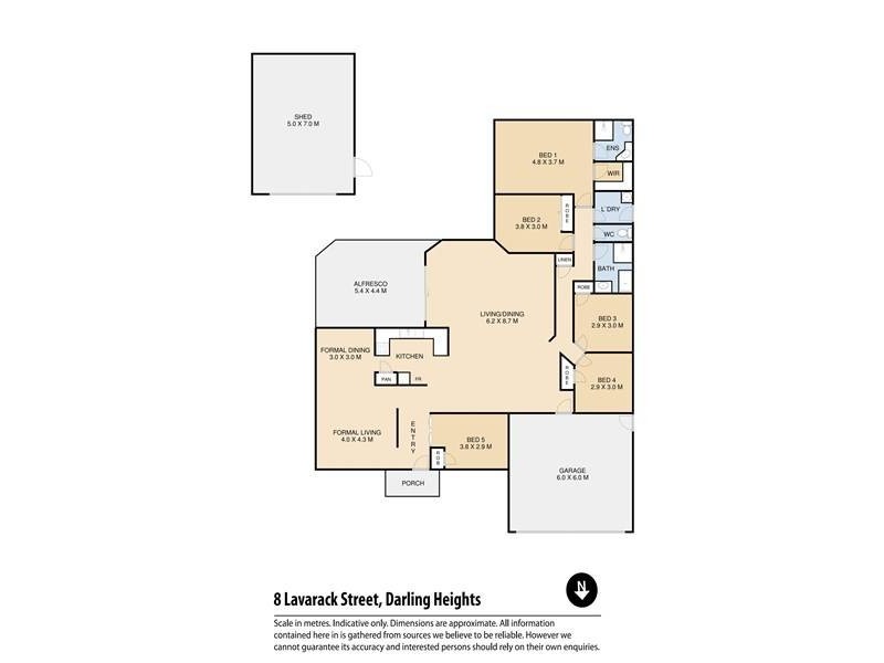 8 Lavarack Street, Darling Heights QLD 4350 Floorplan