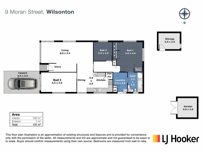 9 Moran Street, Wilsonton QLD 4350 Floorplan