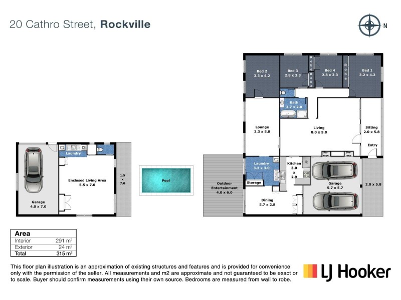 20 Cathro Street, Rockville QLD 4350 Floorplan