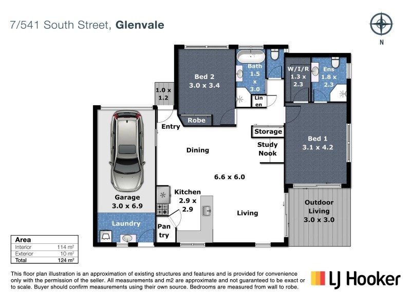 7/541 South Street, Glenvale QLD 4350 Floorplan