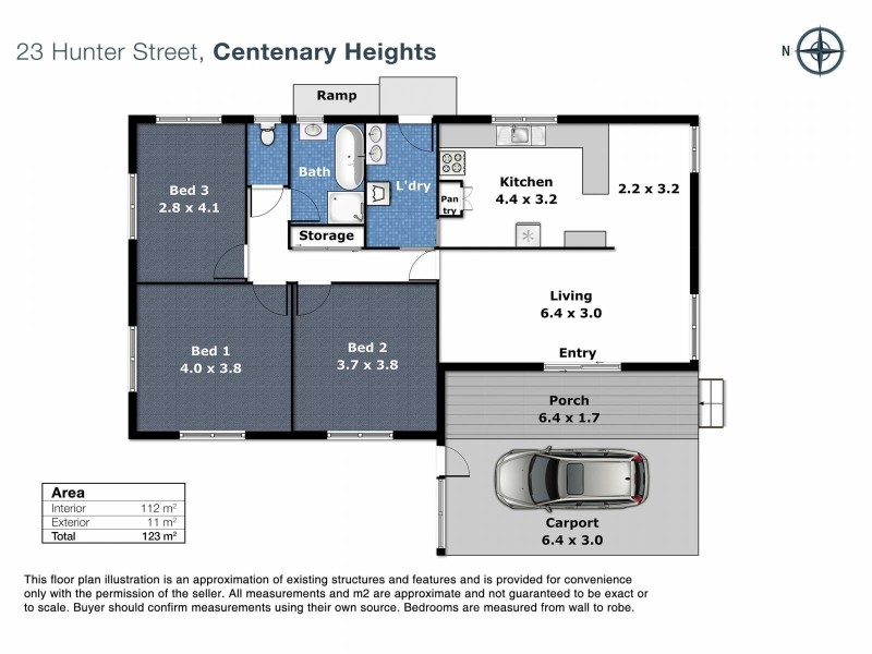 23 Hunter Street, Centenary Heights QLD 4350 Floorplan