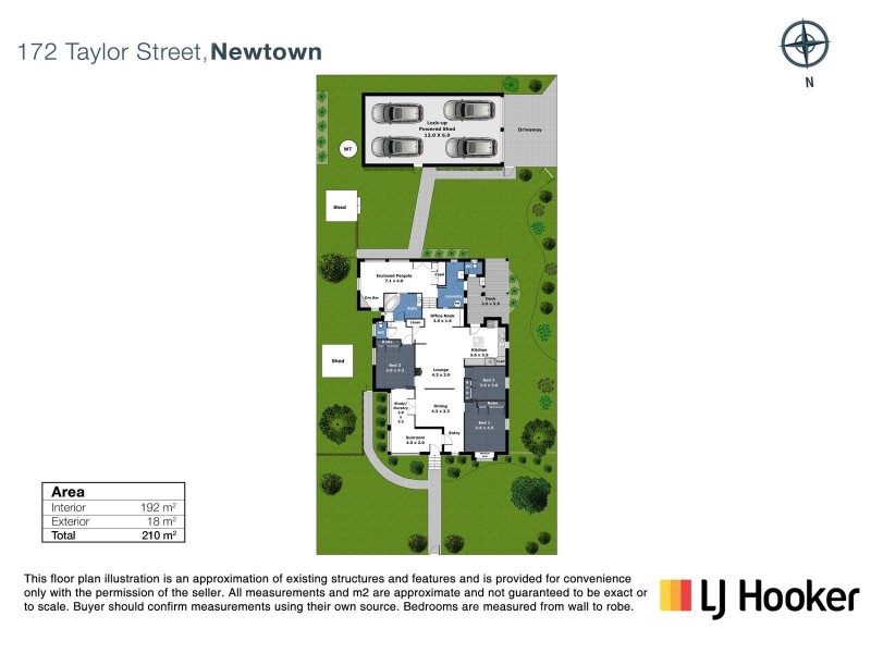 172 Taylor Street, Newtown QLD 4350 Floorplan