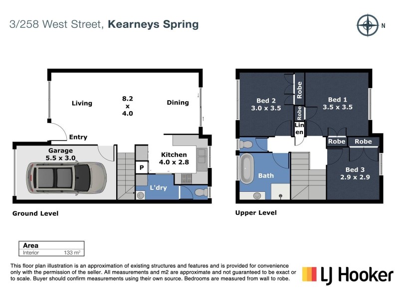 3/258 West Street, Kearneys Spring QLD 4350 Floorplan