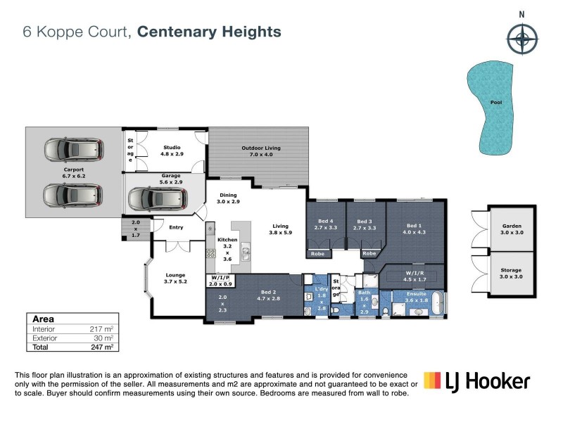 6 Koppe Court, Centenary Heights QLD 4350 Floorplan