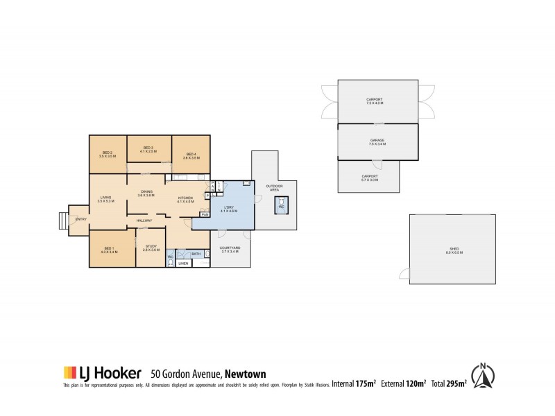 50 Gordon Avenue, Newtown QLD 4350 Floorplan