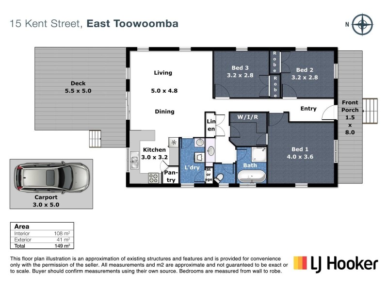 15 Kent Street, East Toowoomba QLD 4350 Floorplan