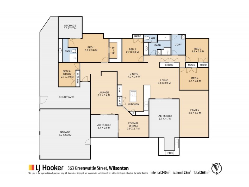 363 Greenwattle Street, Wilsonton QLD 4350 Floorplan