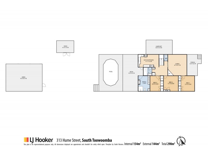313 Hume Street, South Toowoomba QLD 4350 Floorplan