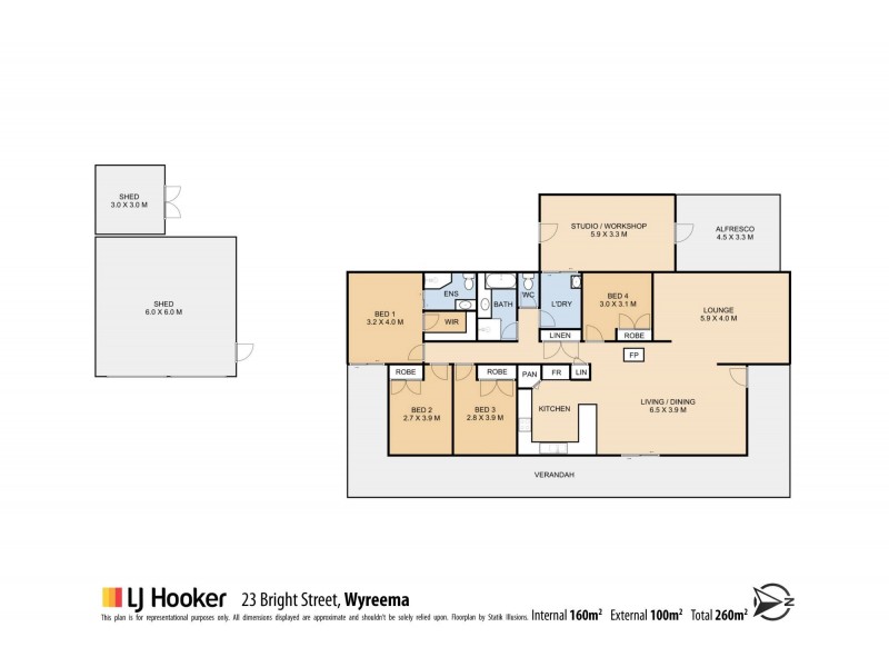 23 Bright Street, Wyreema QLD 4352 Floorplan