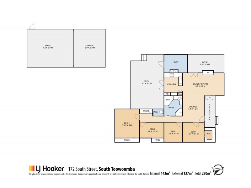 172 South Street, Centenary Heights QLD 4350 Floorplan