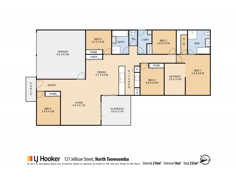 121 Jellicoe Street, North Toowoomba QLD 4350 Floorplan