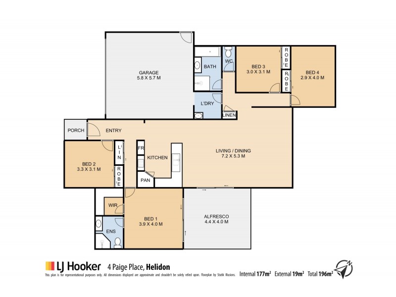 4 Paige Place, Helidon QLD 4344 Floorplan