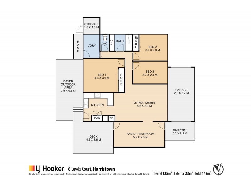 6 Lewis Street, Harristown QLD 4350 Floorplan
