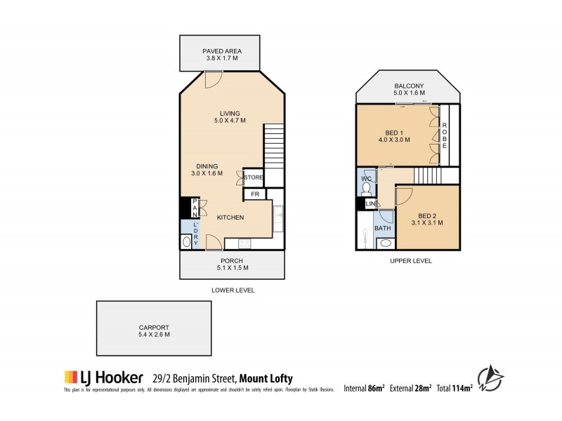 29/2 Benjamin Street, Mount Lofty QLD 4350 Floorplan