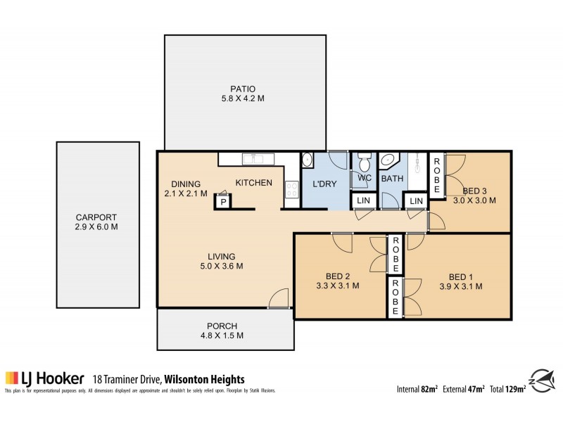 18 Traminer Drive, Wilsonton Heights QLD 4350 Floorplan