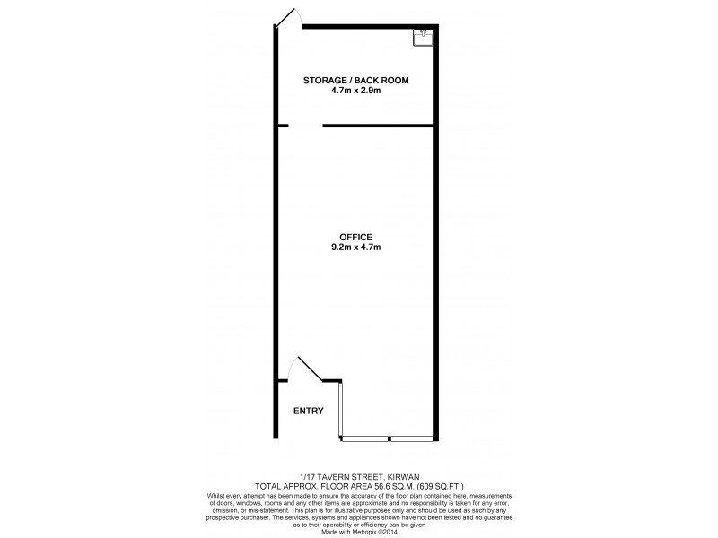 1/17 Tavern Street, Kirwan QLD 4817 Floorplan