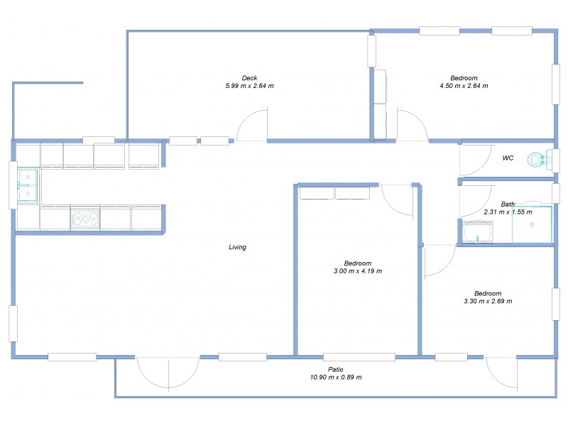 94 Curie Street, Wulguru QLD 4811 Floorplan