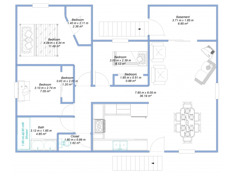 4 Platt Court, Cranbrook QLD 4814 Floorplan