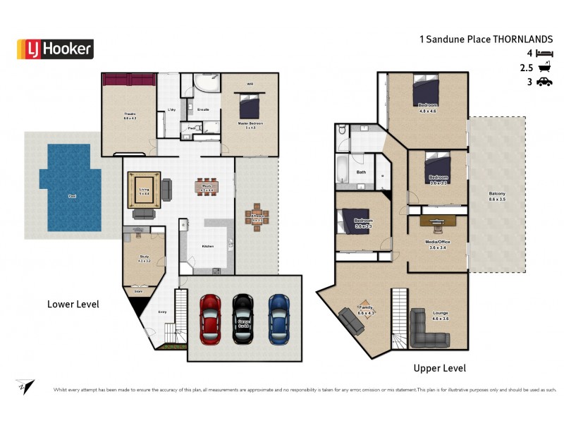 1 Sandune Place, Thornlands QLD 4164 Floorplan