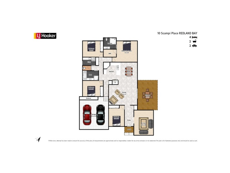 10 Scampi Place, Redland Bay QLD 4165 Floorplan