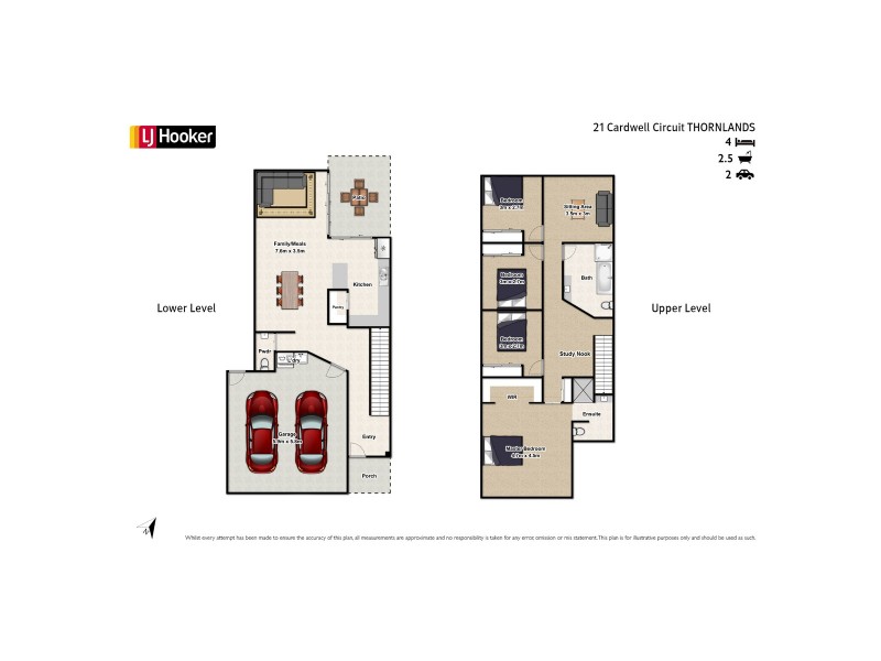 21 Cardwell Circuit, Thornlands QLD 4164 Floorplan