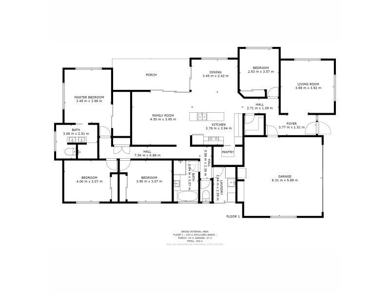 1 Prospect Crescent, Victoria Point QLD 4165 Floorplan