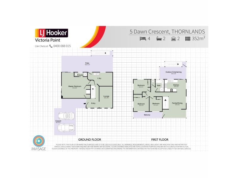 5 Dawn Crescent, Thornlands QLD 4164 Floorplan